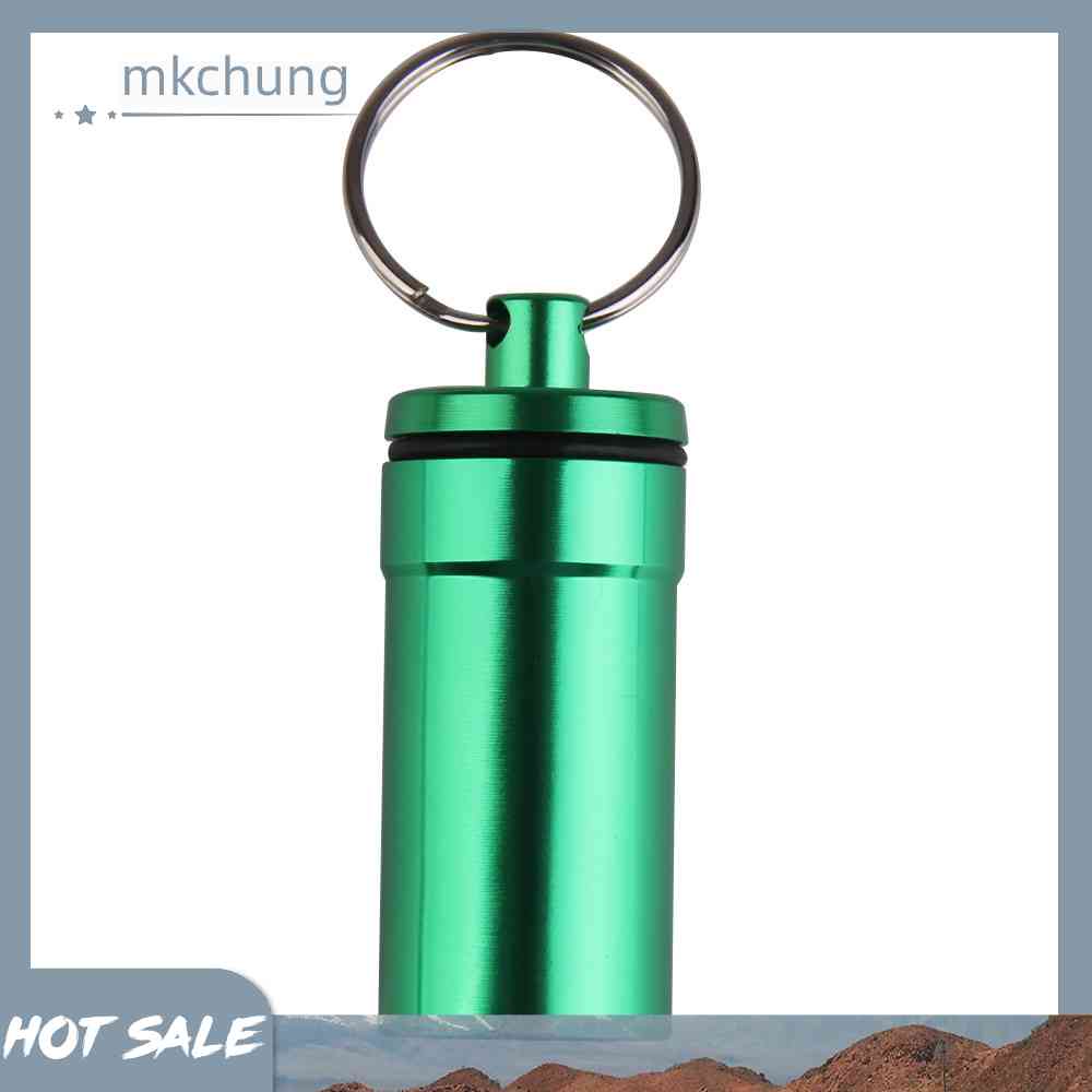 Hộp Đựng Thuốc Viên Có Móc Khóa Chống Nước Tiện Dụng