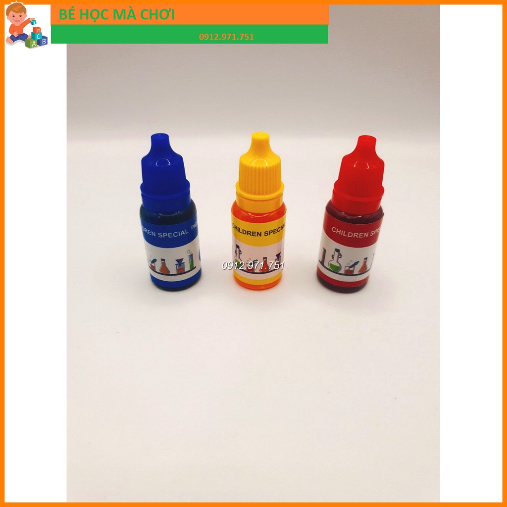 Combo mầu nước thưc phẩm làm bánh , làm slime , làm thí nghiệm cho bé siêu an toàn - Hàng xuất khẩu