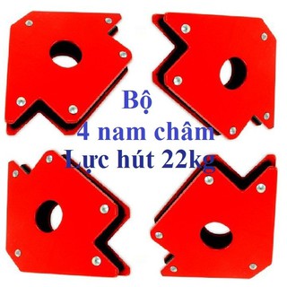 Bộ 4 nam châm ke góc 50lbs lực hút 22kg