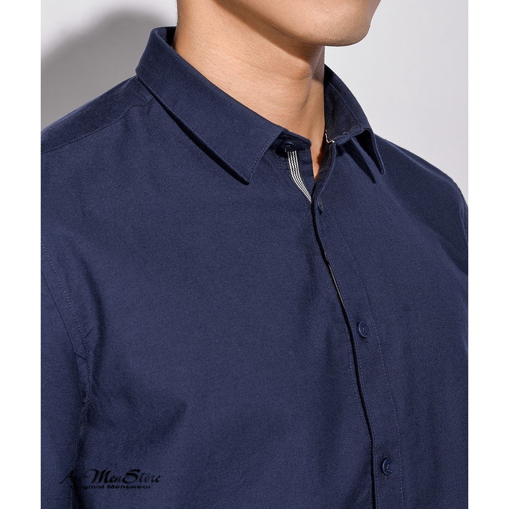 Áo sơ mi nam ROUTINE ngắn tay cổ bẻ Oxford form fitted 510S20SHS004