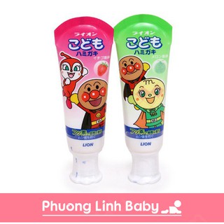 Kem đánh răng cho trẻ em 12m+ 40g lion nhật bản