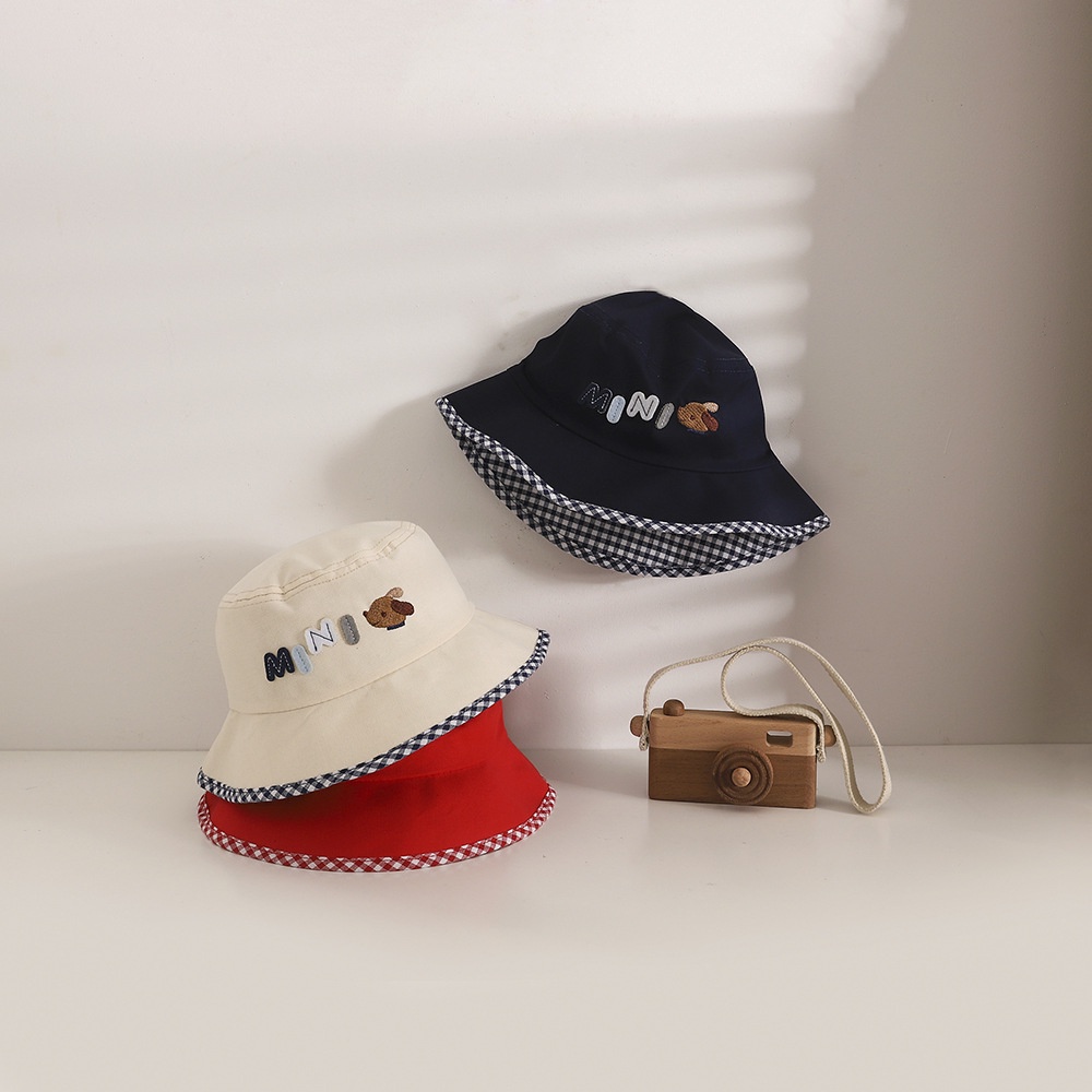 Nón Tai Bèo Thêu Chữ Thời Trang Mùa Hè Mới Cho Bé