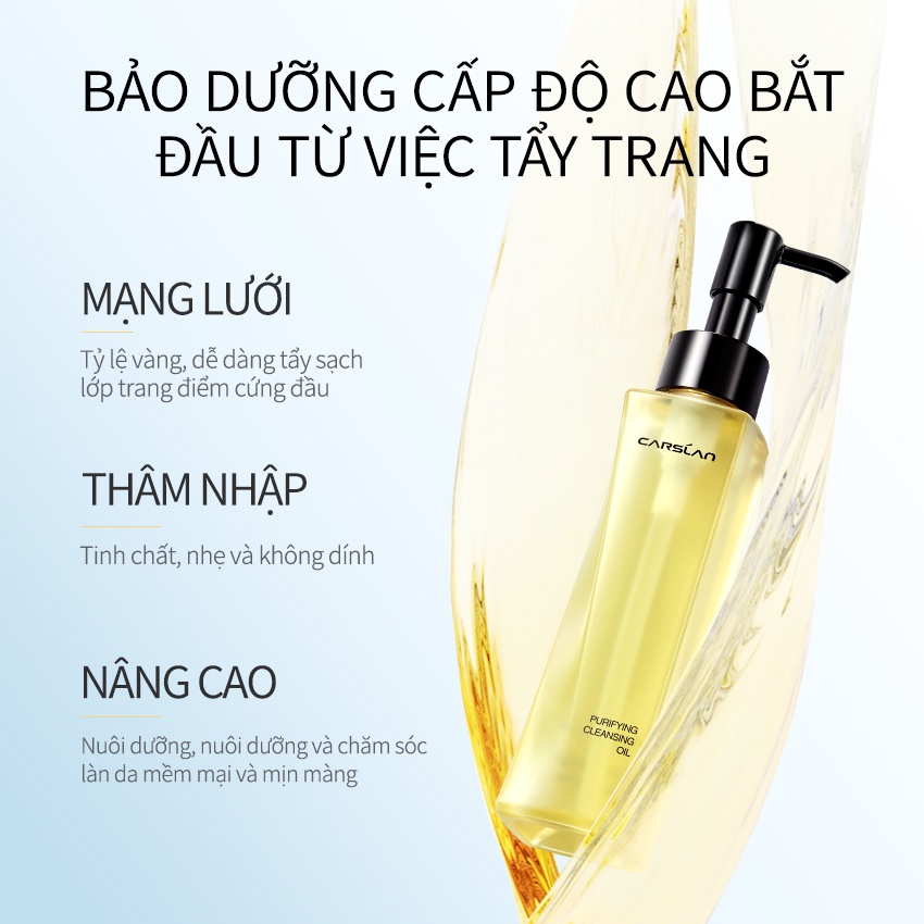 Dầu Tẩy Trang Carslan Chiết Xuất Thực Vật Làm Sạch Sâu 120ml