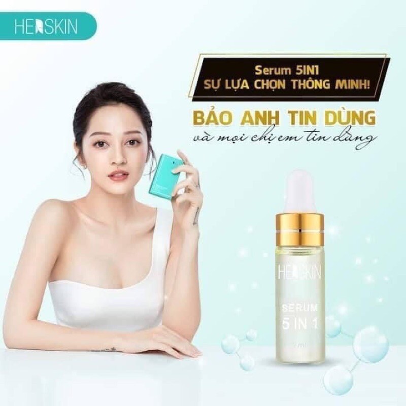SERUM 5IN1 HERSKIN PRINCESS WHITE DƯỠNG DA CĂNG BÓNG
