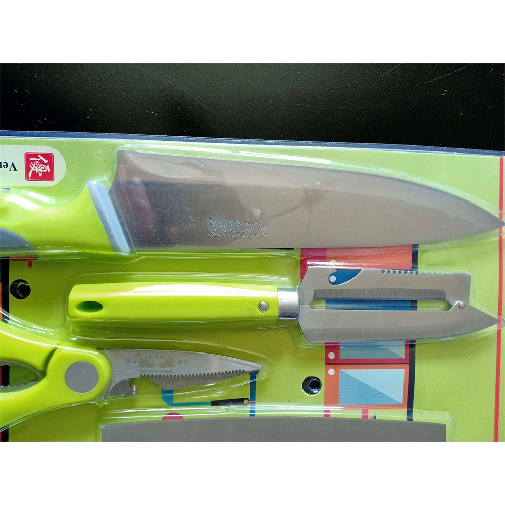 [Tổng Kho Sỉ] Bộ Dao Kéo Gọt K8 Size Lớn Hàng Siêu Thị Đẹp - Lưỡi Dao Sắc Ngọt - Tay Cầm Dày Dặn Chắc Chắn