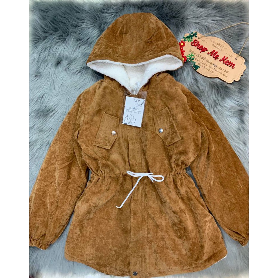SMK600-PARKA NHUNG TĂM NỮ