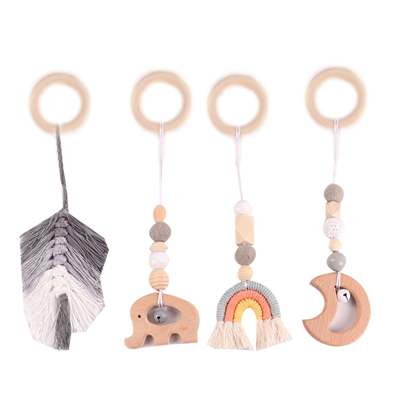 Set 4 Đồ Chơi Treo Cho Bé Đang Mọc Răng