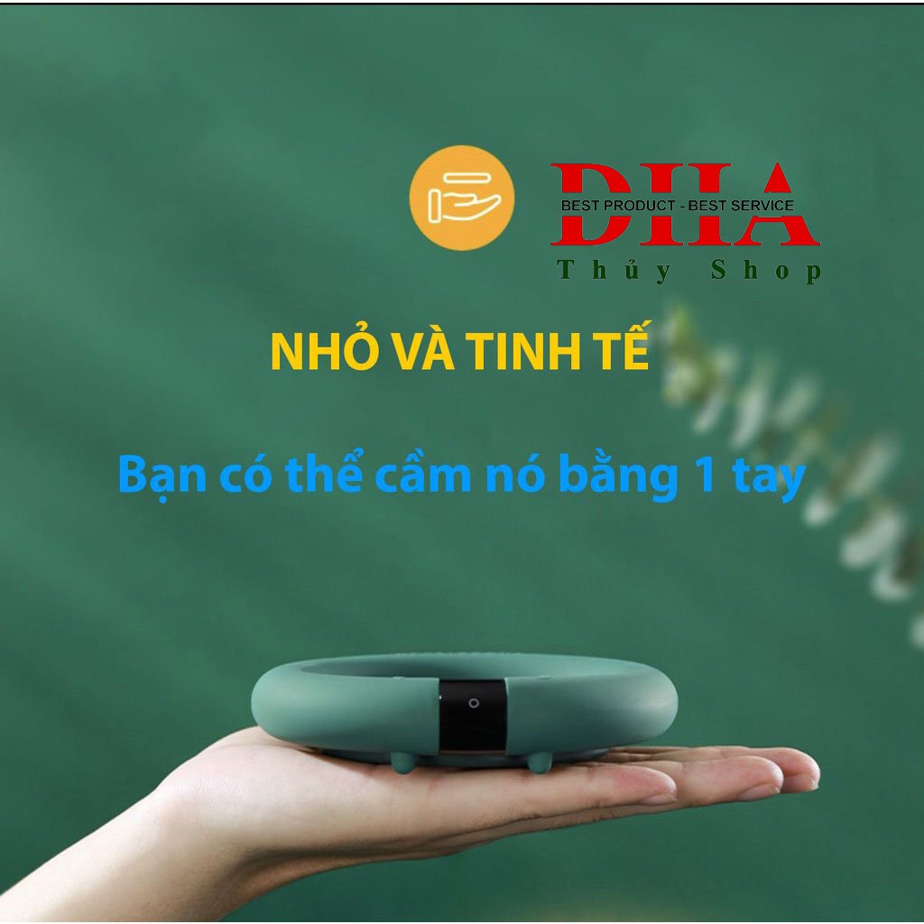 ĐẾ HÂM NÓNG ĐA NĂNG- ĐẾ HÂM NÓNG ĐỒ UỐNG THÔNG MINH MÀU XANH.