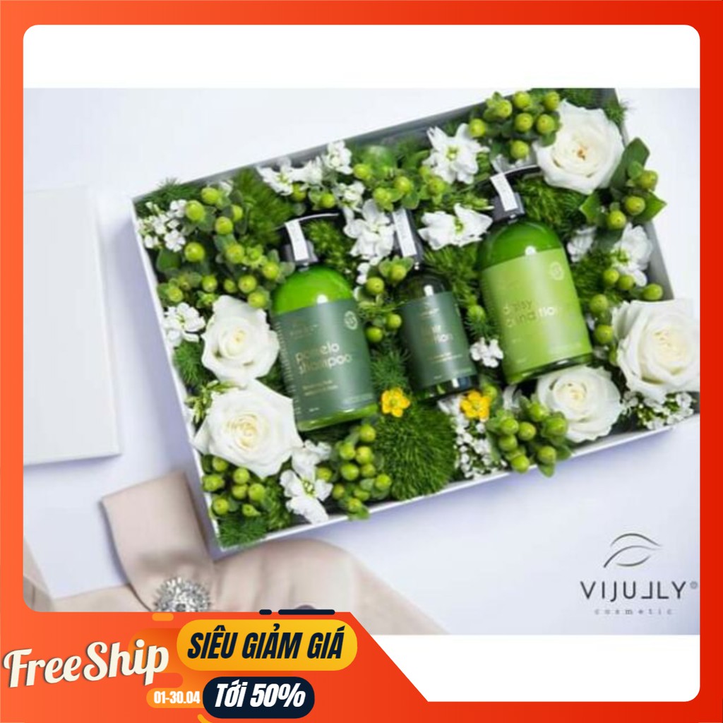 Combo Chăm Sóc Tóc Thiên Nhiên Vijully