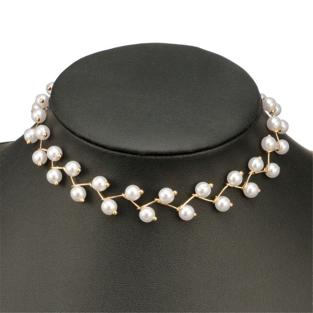 OSIER1 Vòng Cổ Choker Đính Hạt Kiểu Goth