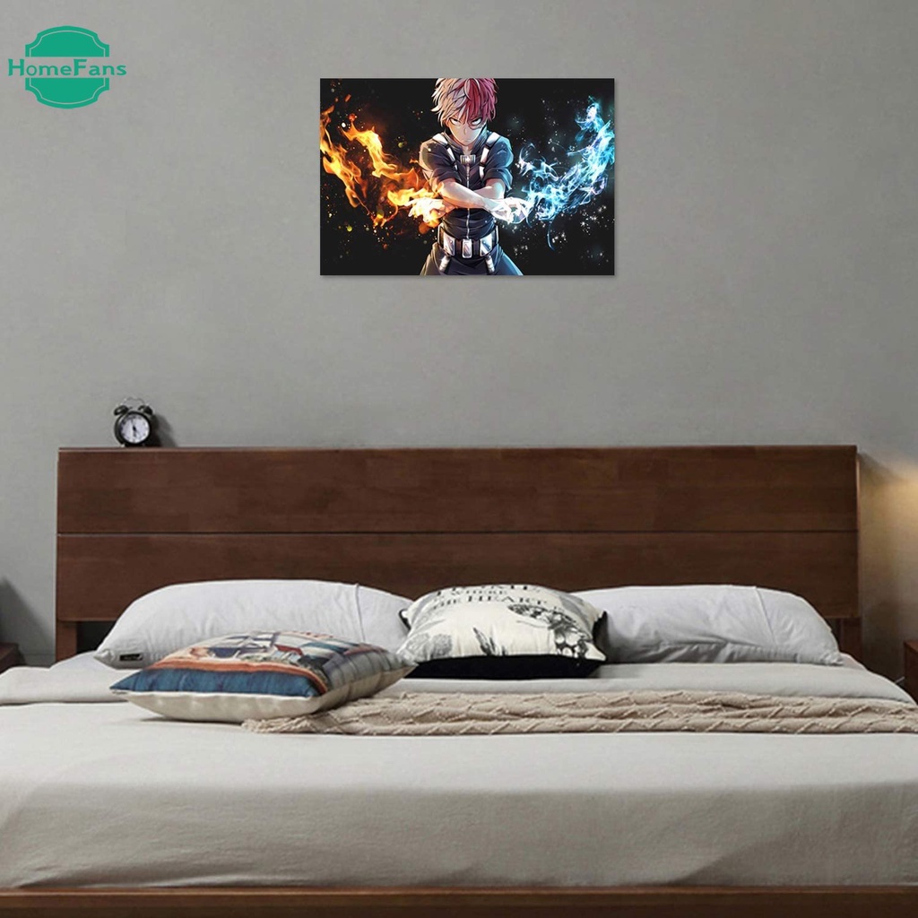 Bộ Tranh Đính Đá 5D Tự Làm Họa Tiết My Hero One 'S Justice 40x30cm Trang Trí Nội Thất