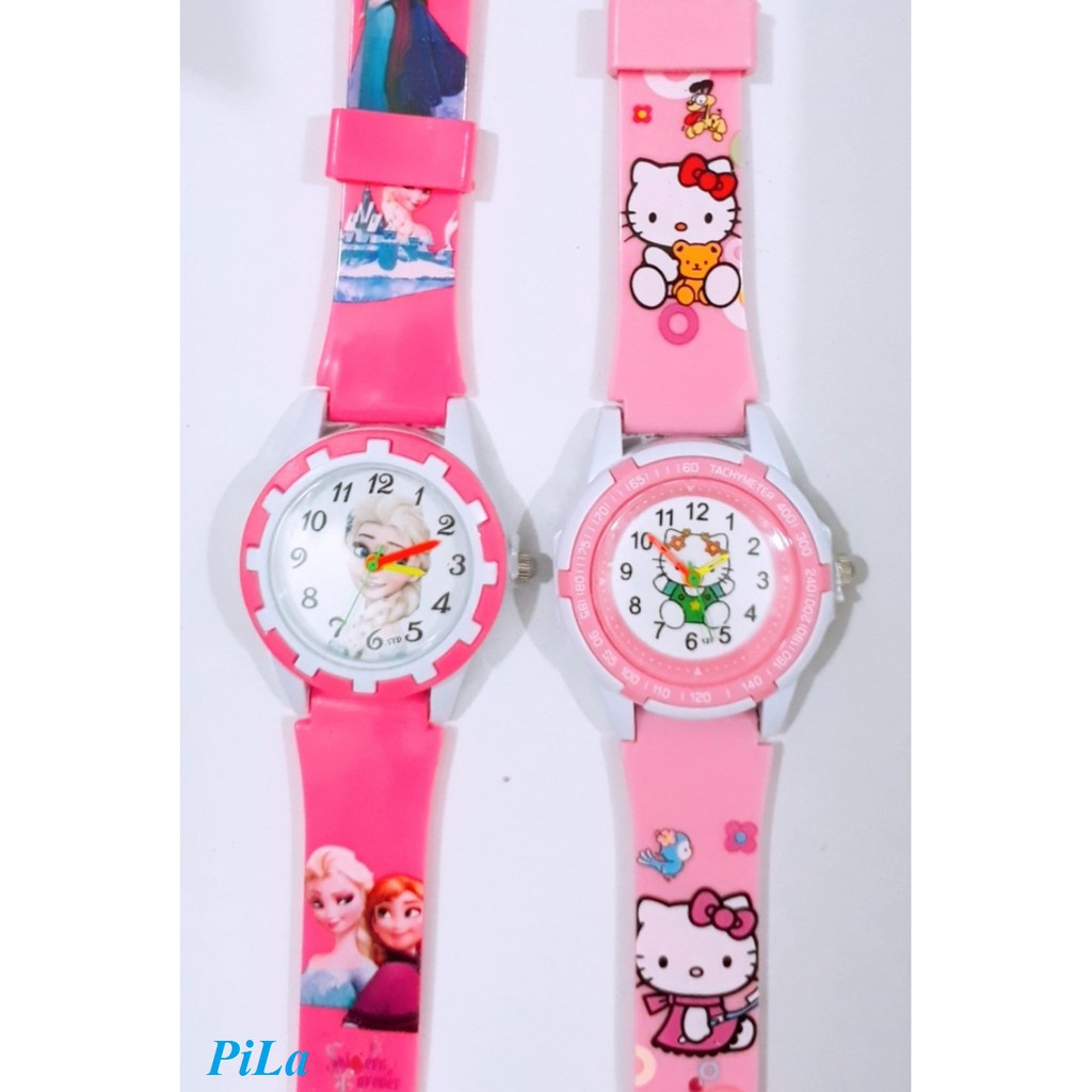 Đồng Hồ Cho Bé Họa Tiết Hoạt Hình Dây Nhựa Dẽo Mềm | BigBuy360 - bigbuy360.vn