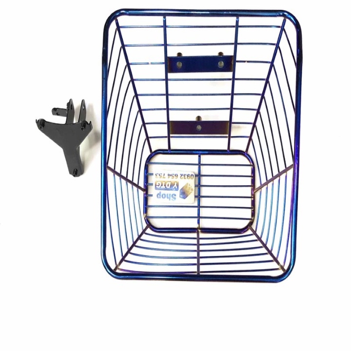 Rổ Inox Wave Lớn Xanh Titan Có Pas MS2153