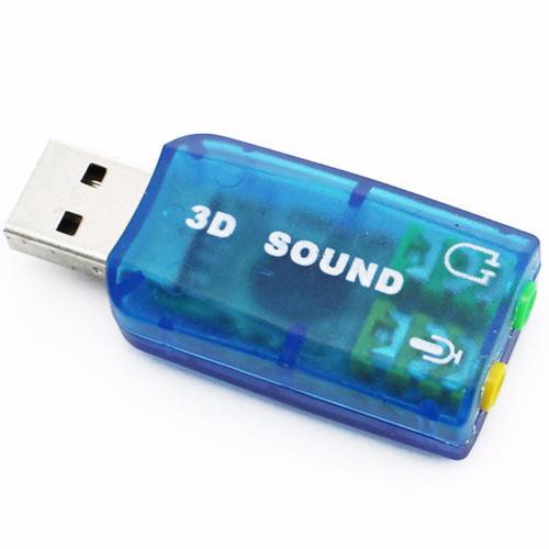 USB ra sound 2.0 3D. USB ra âm thanh. Giúp cho PC Laptop không có cổng âm thanh. Vi Tính Quốc Duy