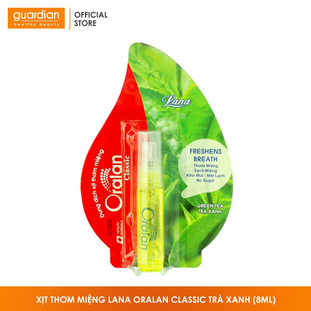 Xịt Thơm Miệng Lana Oralan Classic Trà Xanh (8ml)