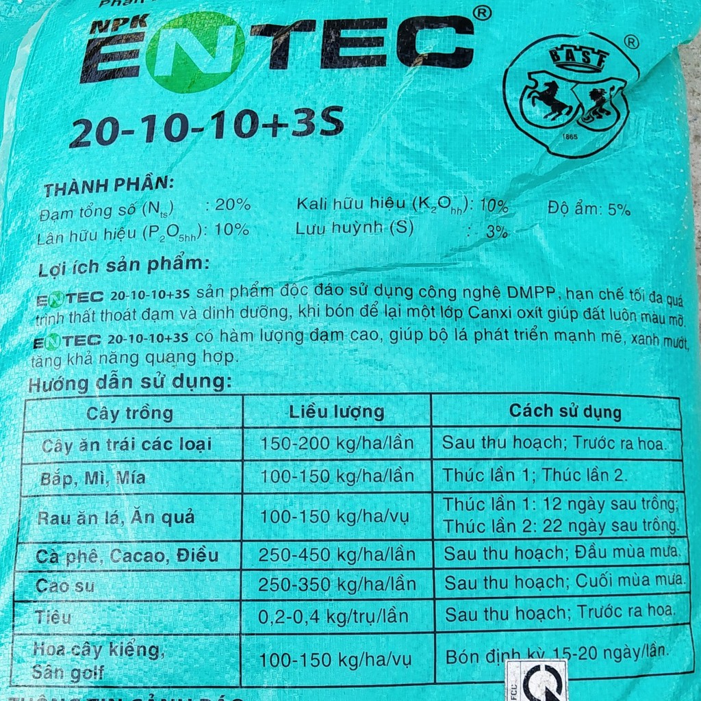 (500g) Phân bón NPK 20-10-10 Nhập Khẩu Châu Âu, Chuyên gia đâm chồi, ra đọt, phục hồi cây trồng và nuôi trái lớn