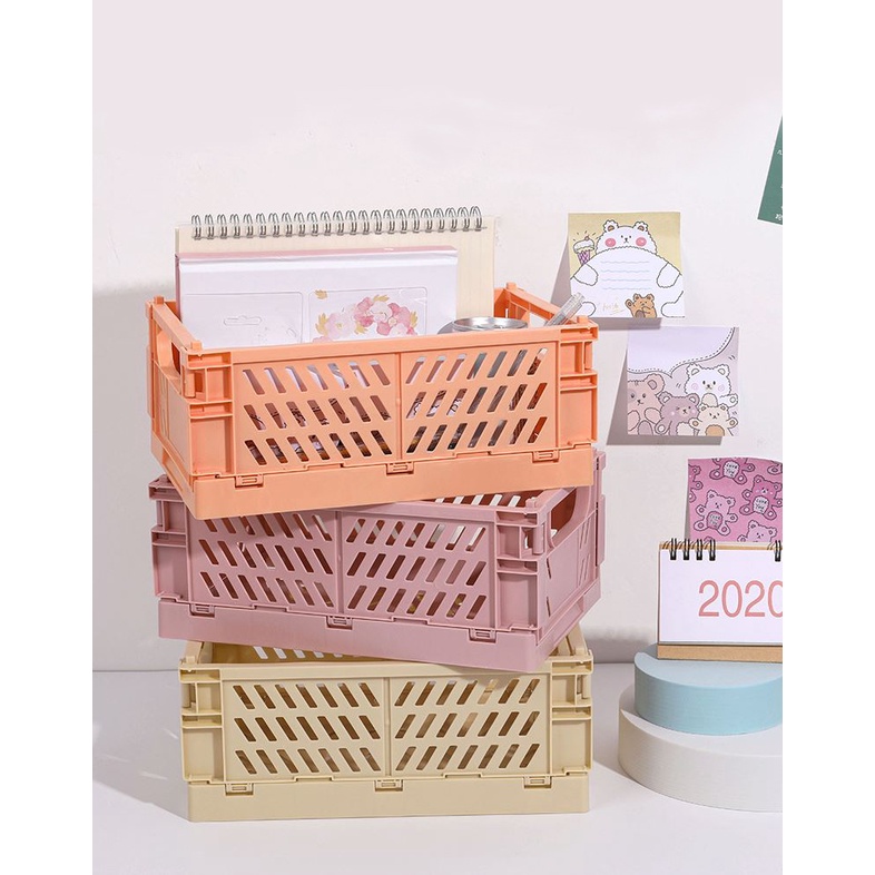 Hộp nhựa đa năng lưu trữ đồ dùng học tập, đồ dùng cá nhân kích thước 25*17cm H163