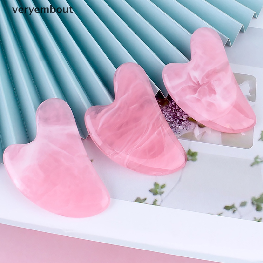 [Hàng mới về] Dụng cụ mát xa guasha bằng nhựa resin tự nhiên