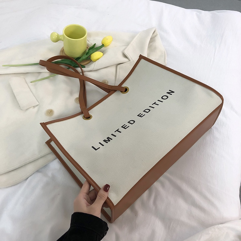 Túi xách vải canvas IELGY sức chứa lớn thời trang
