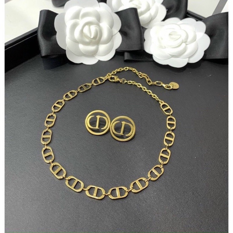 Choker CD hàg CC đeo sang chảnh, phụ kiện trang sức hari korea accessories