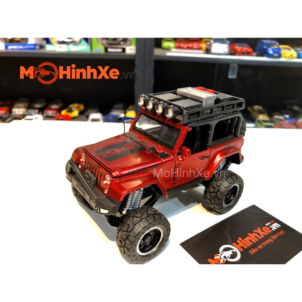 MÔ HÌNH XE JEEP WRANGLER RUBICON OFF-ROAD tỉ lệ 1:32 DOUBLE HORSES