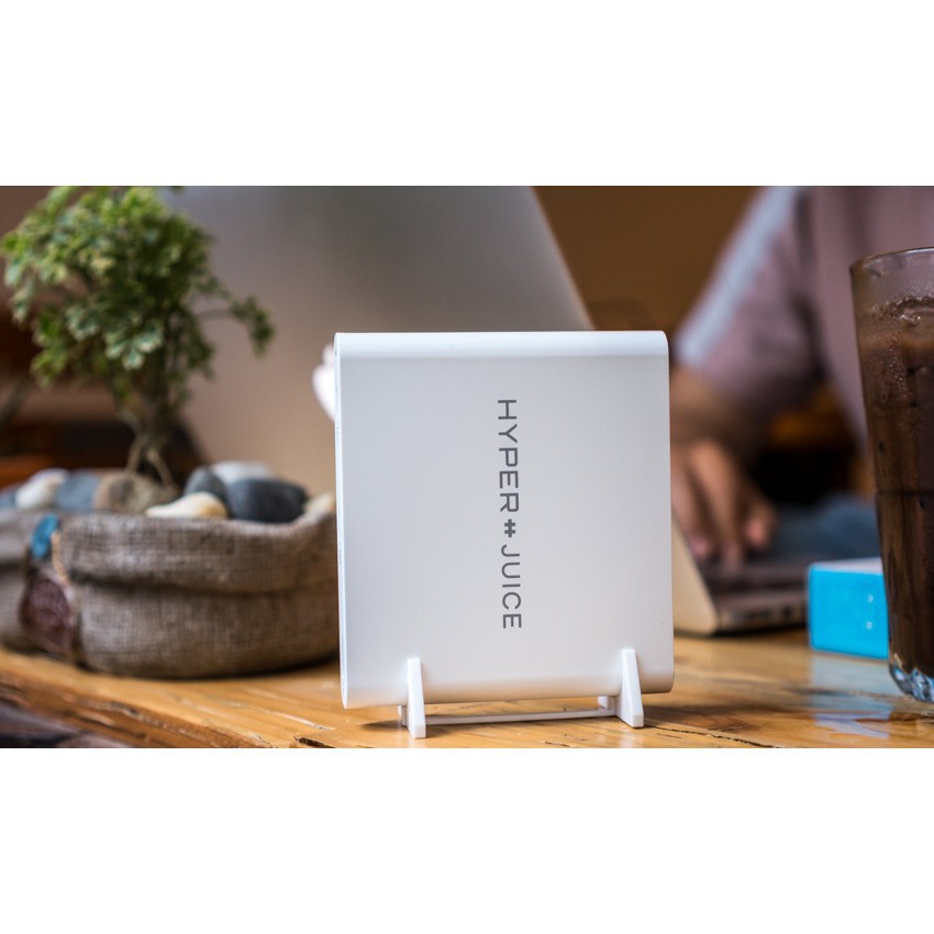 SẠC MACBOOK HYPERJUICE 87W DUAL USB-C /QC4.0 TÍCH HỢP USB-A QC3.0