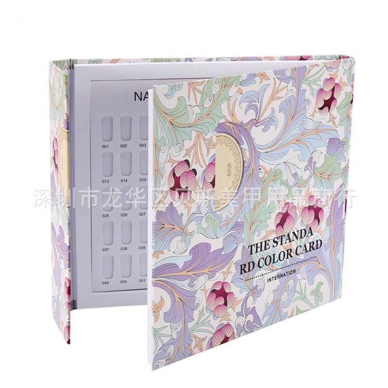 SỔ GẮN MÓNG MẪU LÀM BẢNG MÀU NAIL 120 MÓNG VÀ MÓNG GẮN SỔ