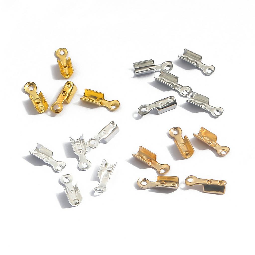 Beadia Phụ Kiện Dây Chuỗi Xích Bằng Da Phối Chuỗi Sắt 2mm Chuyên Dụng