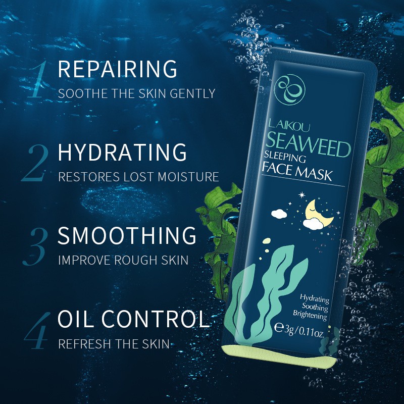 Mặt Nạ Ngủ Chiết Xuất Tự Nhiên Hỗ Trợ Giảm Mụn Kiềm Dầu Trẻ Hóa Phục Hồi Da | BigBuy360 - bigbuy360.vn