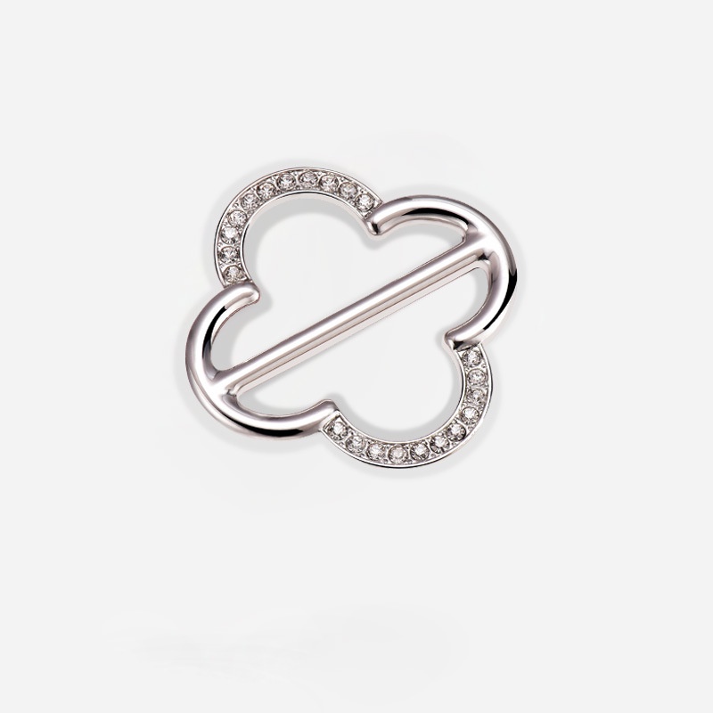 Vòng Khóa Kẹp Khăn Choàng Lụa Đa Năng Sáng Tạo Cho Nữ