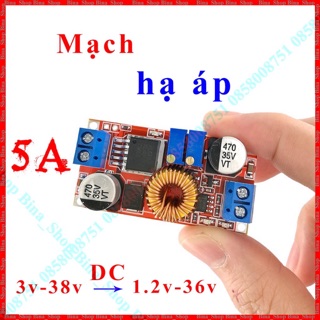Mạch hạ áp dc 5a xl4015 chỉnh dòng và áp