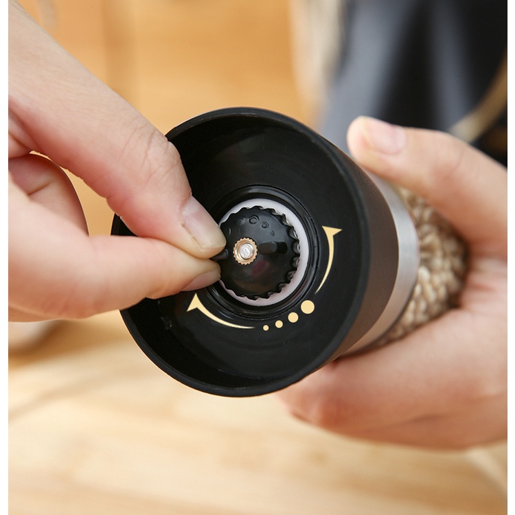 Bộ hũ xay nghiền nhỏ hạt tiêu tiện lợi