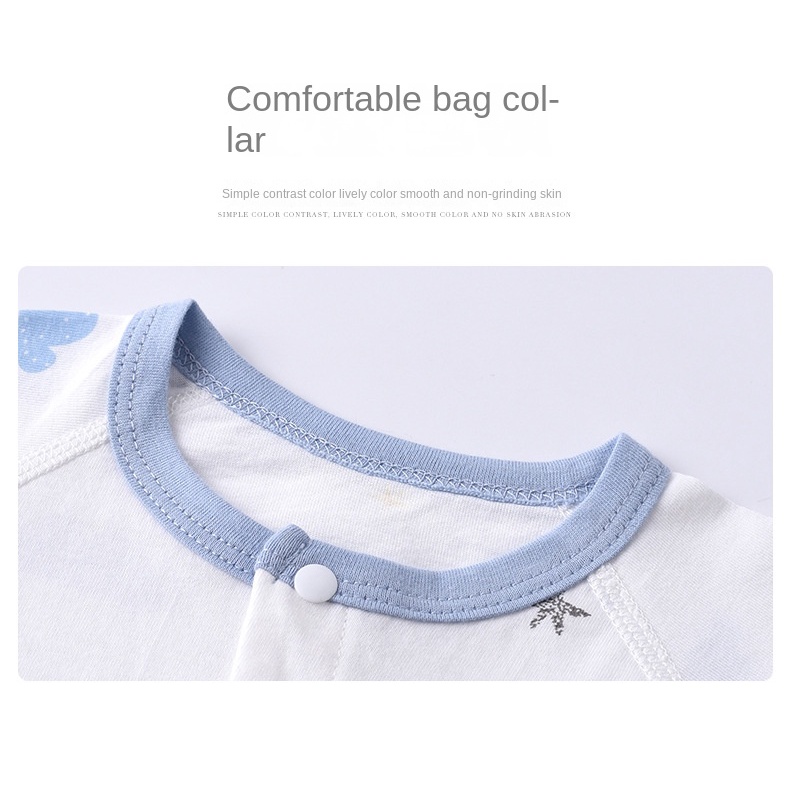 Bộ Áo Liền Quần Cotton In Hoạt Hình One Piece Dễ Thương Cho Bé Gái 0-24 Tháng Tuổi