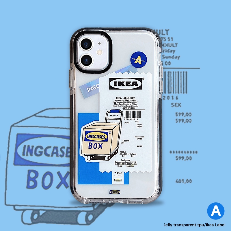 iPhone 12 Ốp điện thoại mềm in logo IKEA cho iPhone 11 Pro MAX i7 i8 plus XR XS MAX iPhone XS | BigBuy360 - bigbuy360.vn