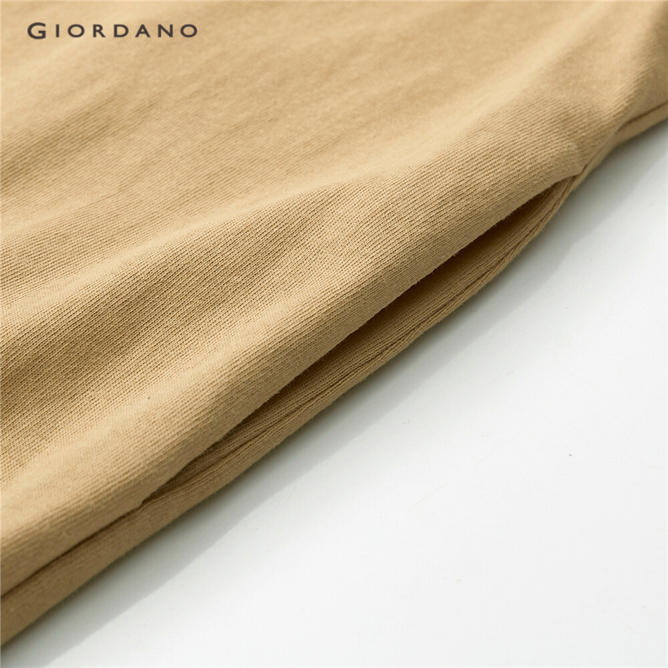 Đầm Giordano tay ngắn in họa tiết chữ thời trang cho nữ 18461916