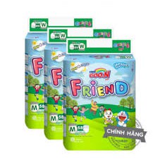 COMBO 1 bịch khăn ướt Goon Thái 55 miếng/ bịch + 1 bịch ĐẠI BỈM QUẦN Goon Friend M54+5/L46+5/XL40+5/XXL34+5