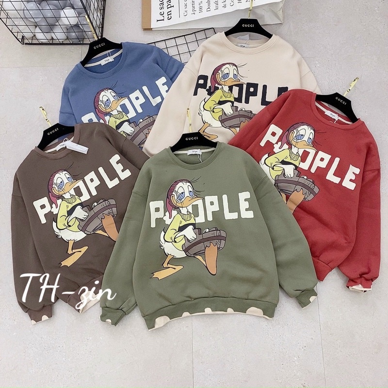 Áo nỉ sweater vịt ms215