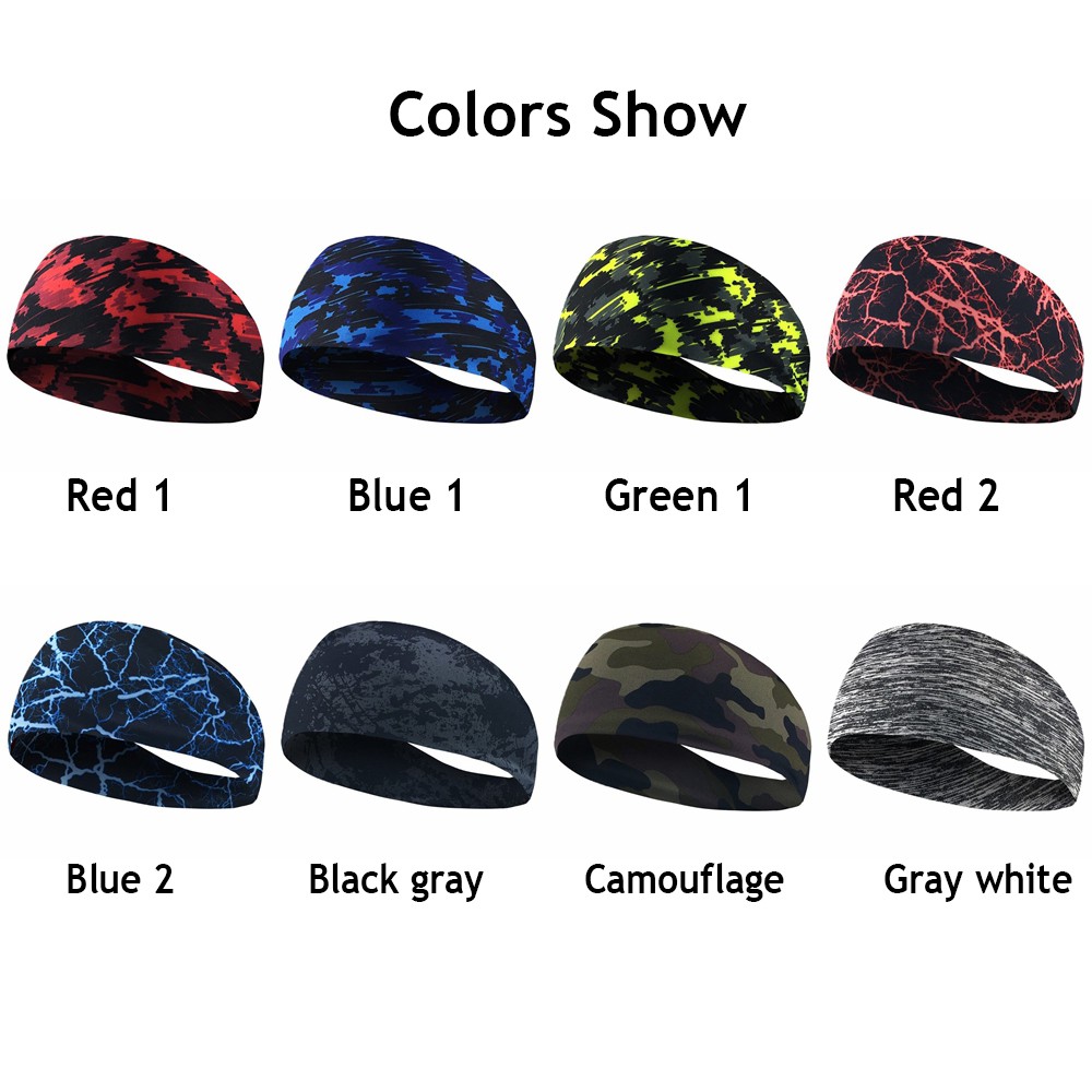 Băng Đô Chạy Bộ Unisex Thấm Hút Mồ Hôi