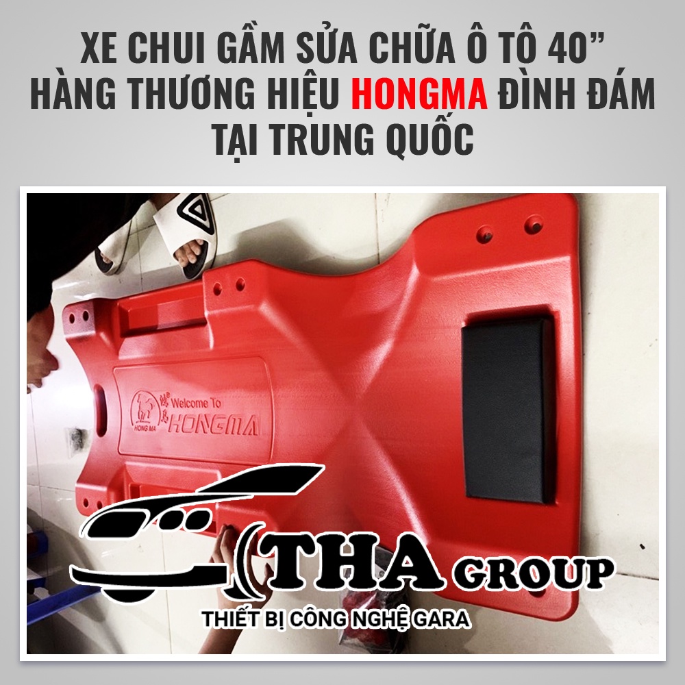 Xe Chui Gầm Sửa Chữa Ô TÔ 40inch - Hàng Thương Hiệu HONGMA Đình Đám Tại Trung Quốc