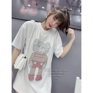 Áo phông đính đá. Các loại áo thun form rộng dấu quần - Thảo La shop. Có bán sỉ