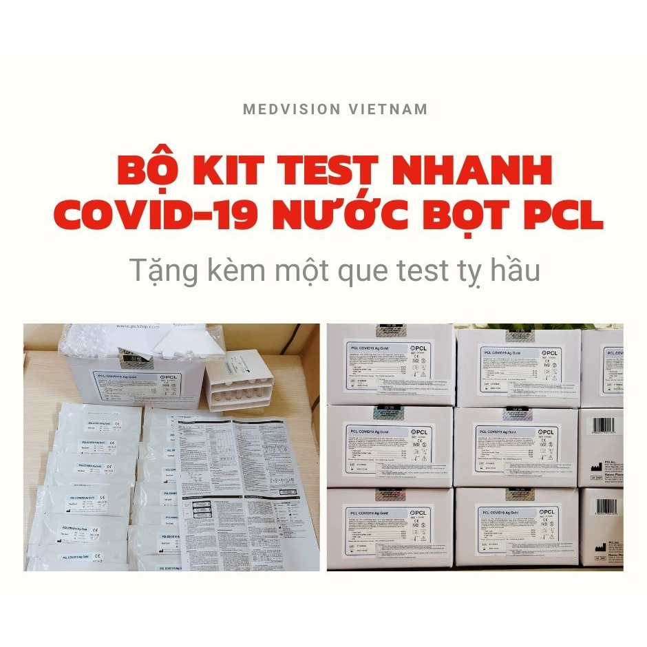 Kit test nhanh PCL Covid 19 Ag Gold- xuất xứ HÀN QUỐC