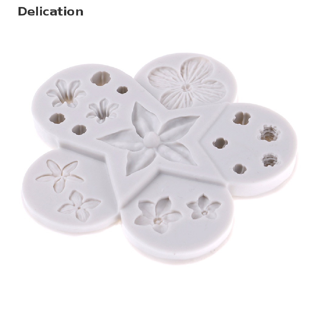 Khuôn silicone tạo hình hoa trang trí bánh