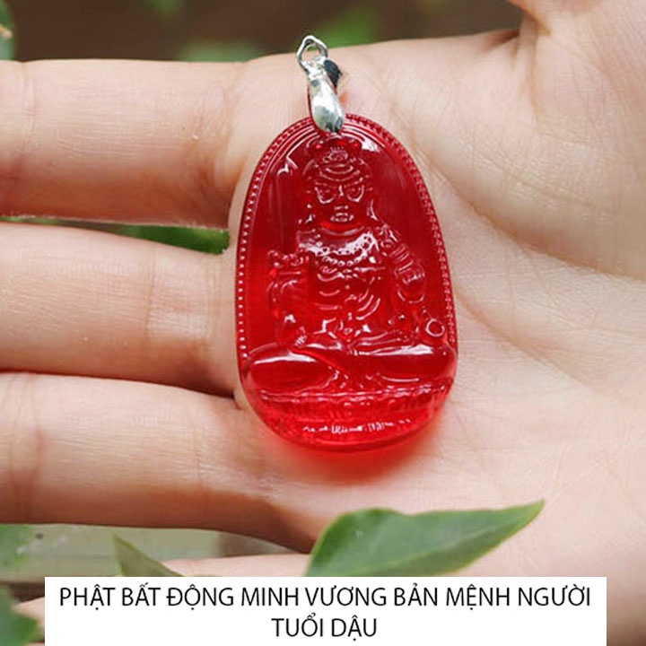 Mặt dây chuyền phật Bất Động Minh Vương cao cấp size nhỏ - Bản mệnh tuổi Dậu - dây chuyền vòng đeo cổ mặt phật bản mệnh