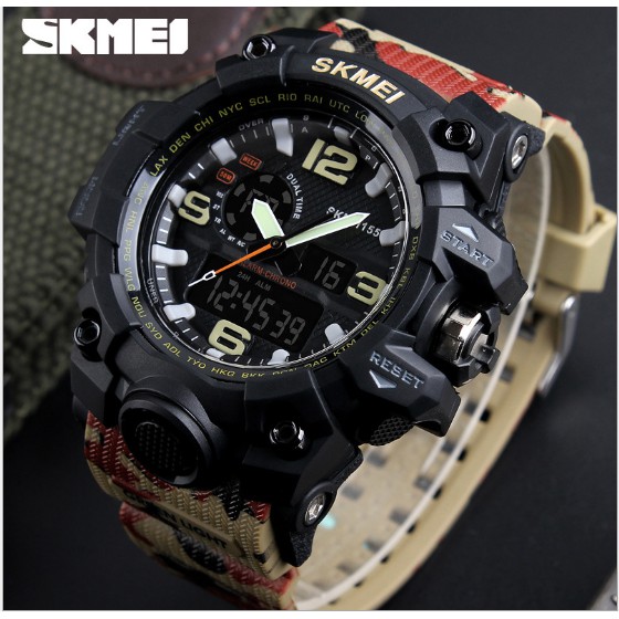 Đồng hồ thể thao Nam Nữ SKMEI 1155 phiên bản camo Limited