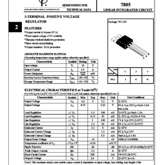 IC 7805 KIA 7805 tháo máy chất lượng