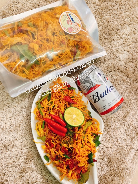 Khô gà lá chanh nhà làm ngon sạch, ko bã , ko bở gói 500gram | BigBuy360 - bigbuy360.vn