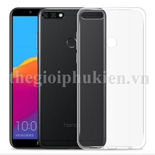 Ốp lưng Huawei Y7 Pro 2018 silicon dẻo trong suốt ( Loại tốt )