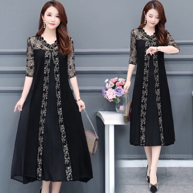 Váy đầm trung niên nữ
