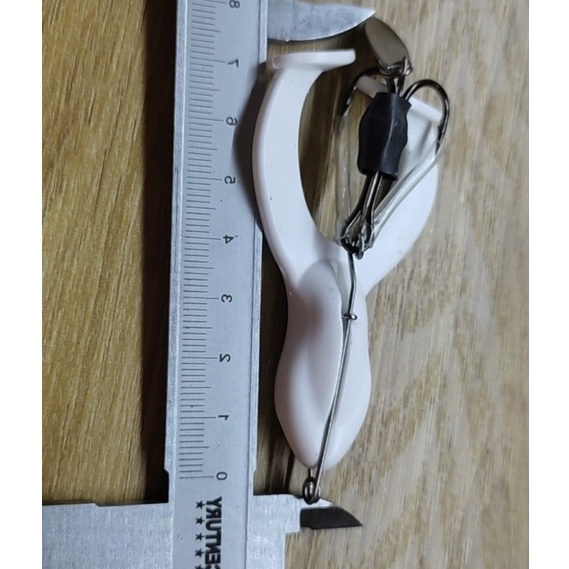 Mồi Skipping Câu Lure Ribbit MINI Thái Lan Dài 7cm Nặng 12g Chìm màu ngẫu nhiên HOẶC lưỡi G HOOK