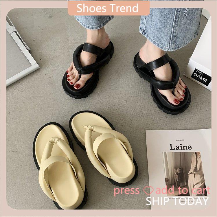 Dép xỏ ngón nữ đế dày Dép đế xuồng Giày Sandal Đế Mềm 2022 Thời Trang Đi Biển Cho Nữ